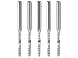 5pcs Broca De Roteador Espiral De Carving Em Madeira Cutter De Molienda Aço Tungstênio 3.175x2x17mm
