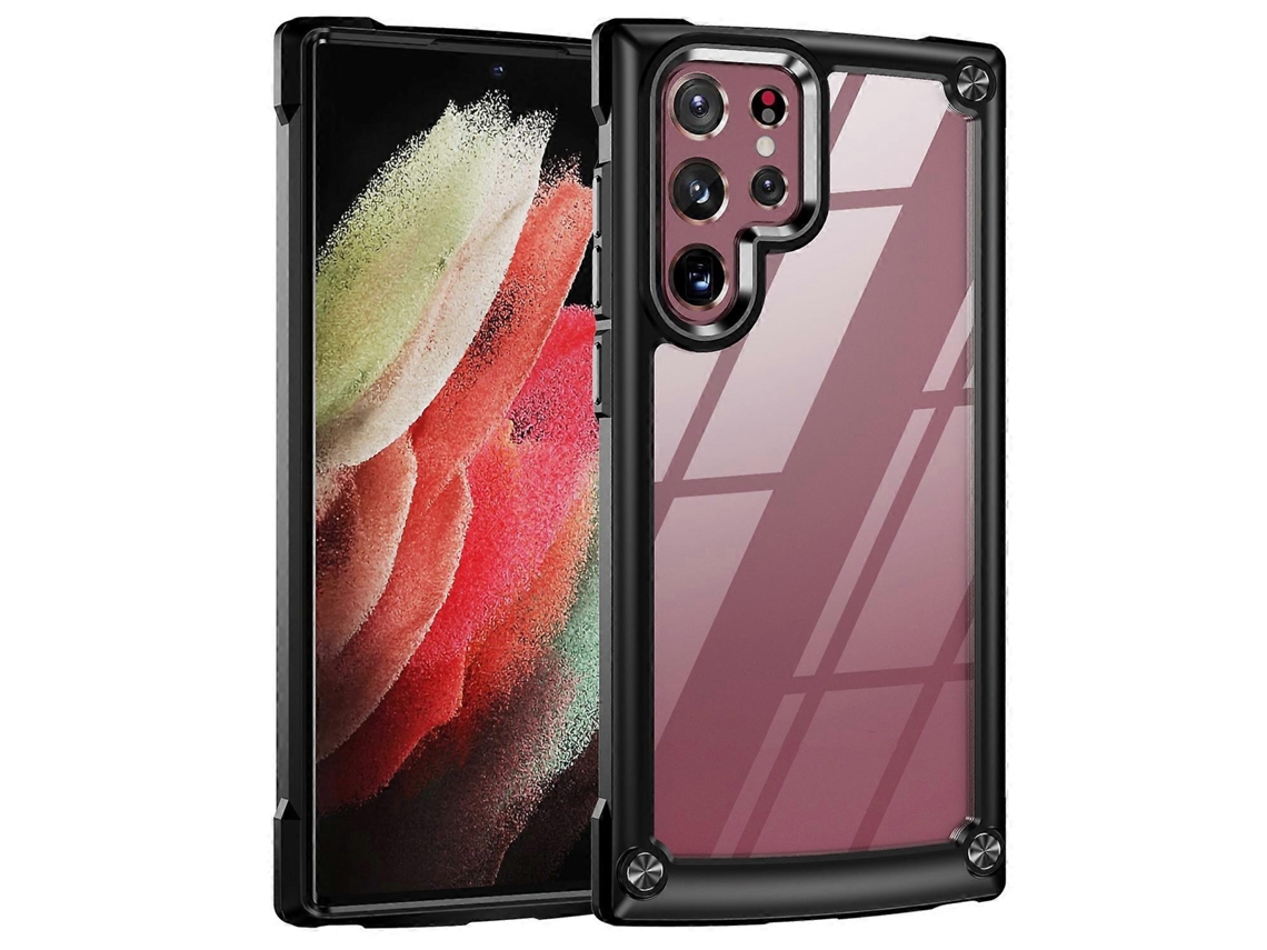 Capa De Proteção De Lente De Tpu Pc Para Samsung Galaxy S22 Ultra 5g