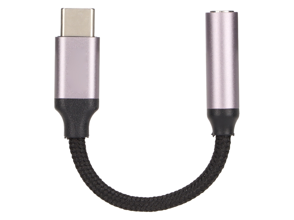 Adaptador De Cabo Áudio Usb C Para 3.5mm Com Controle De Chamada E Música