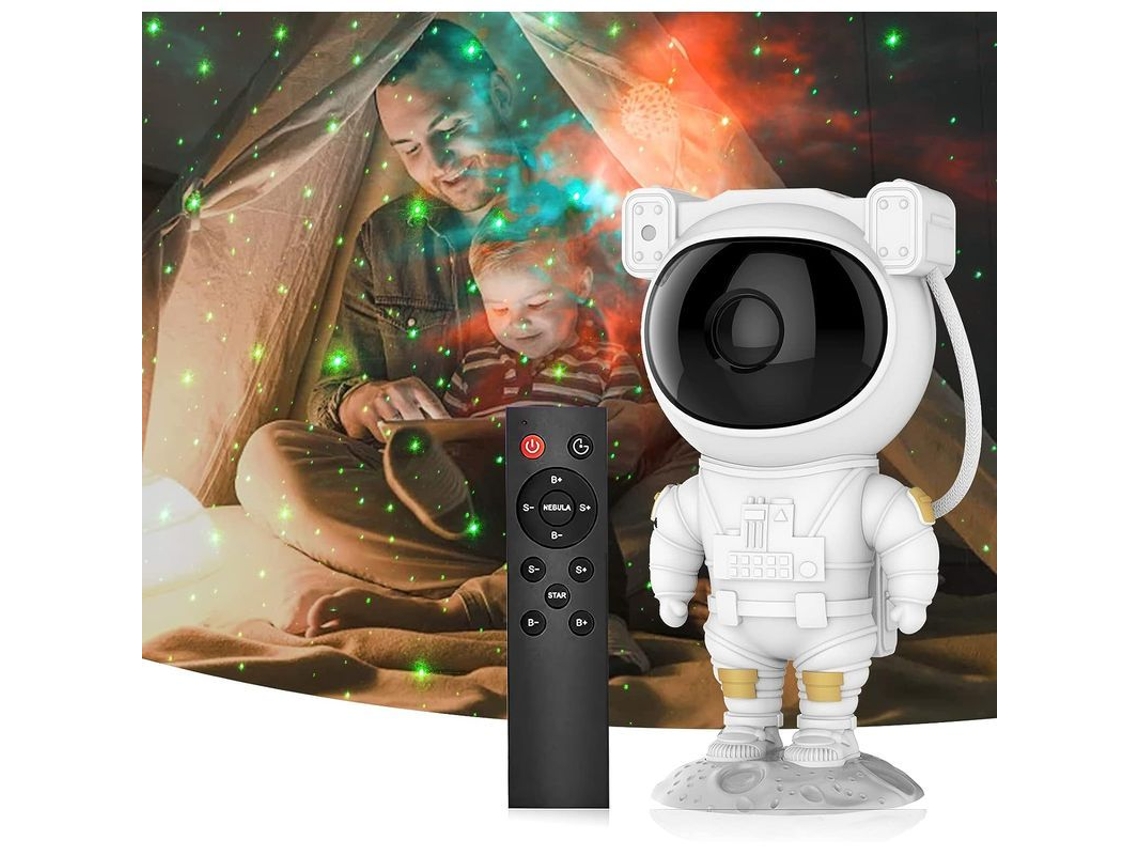 Projetor de Estrelas Astronauta para Quarto e Teto, Presente para Crianças e Adultos