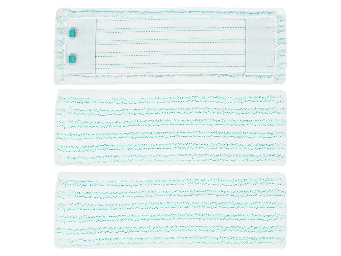 Conjunto de 2 Unidades Peças Reposição para Esfregão Leifheit Profi Xl. Pano Microfibra Limpeza Pisos BRILVIBERA