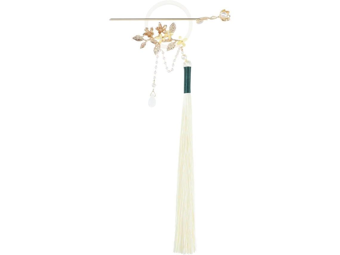 Presilha De Cabelo Com Flor Em Liga Metálica E Plástico, Delicada Decoração Floral.