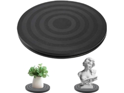 Prato Giratório Universal De 20 Cm, Prato Sólido Com Rotação De 360° Para Vasos De Plantas, Alto-falantes, Laptops E Monitores (20 Cm)