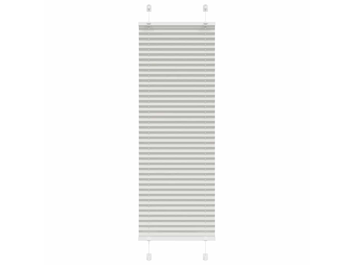 Vidaxl Cinzento Luz Plissada Cega 45x100 Cm Largura Tecido 44,4 Cm