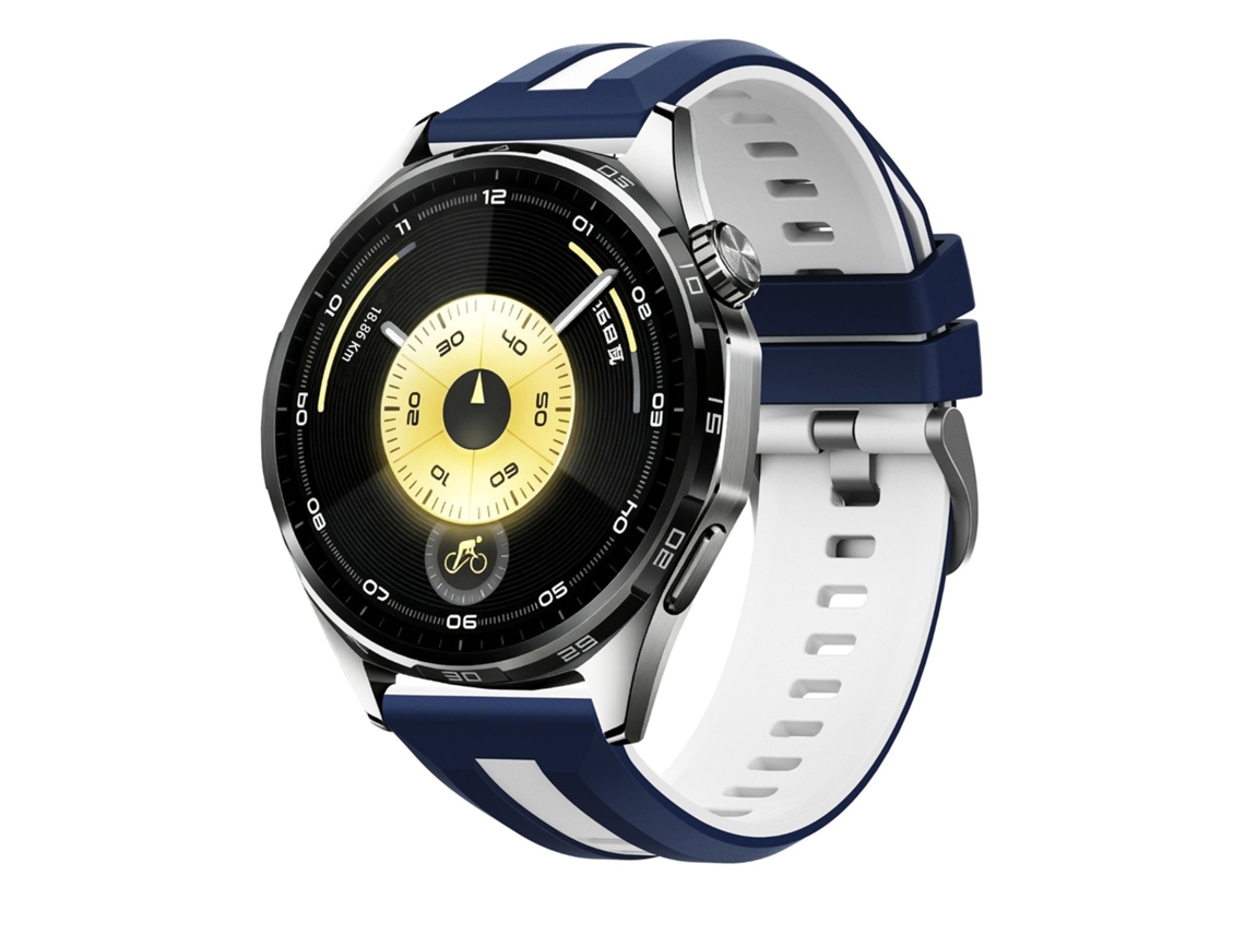 Pulseira de Silicone Bicolor para Huawei Watch Gt6, Fivela de Aço Preta, 22mm, Pulseira de Reposição Universal CHABERLU