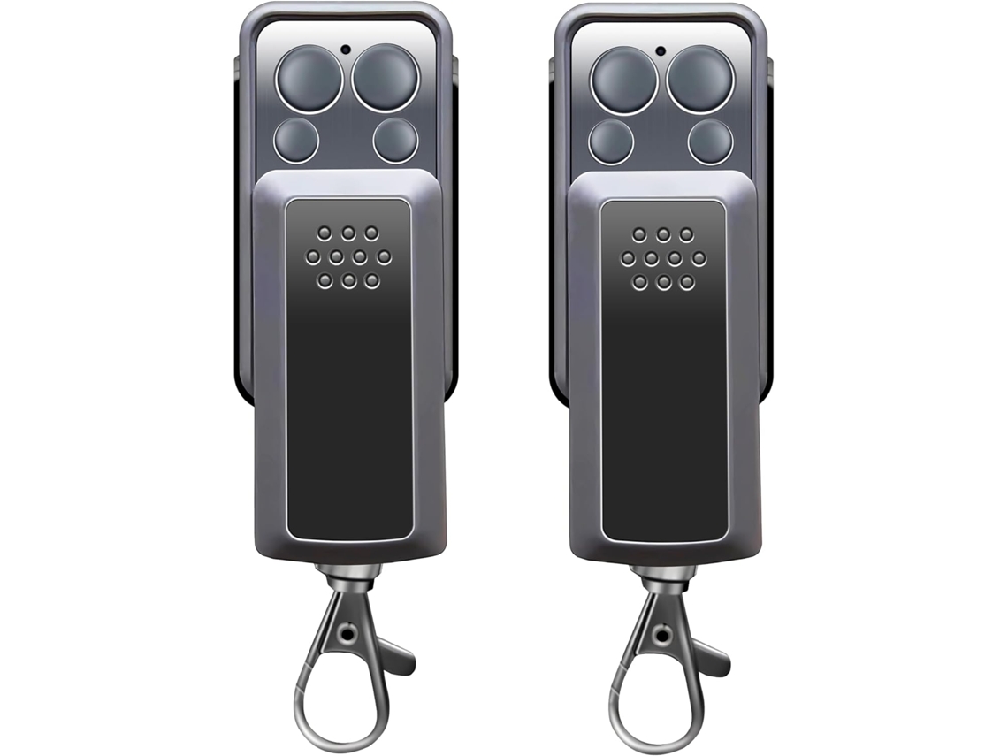 2 Unidades Do Controle Remoto Avidsen 114253 Para Motorização De Portões E Portas Garagem, 433 Mhz
