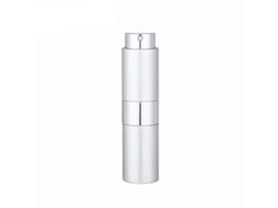 Frasco de Perfume Spray Reutilizável para Viagem Dispensador Portátil MDUG (8ml Prata)