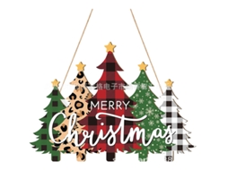 Laxiscreed Decoração De Natal Em Madeira Com Luz Led Para Mesa E Parede, Ideal Para Festas E Ambientes Internos E Externos