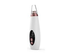Ferramenta Avançada De Extrator De Acne Ventosa De Cravo Com Funções De Limpeza De Poros E Display Led Recarregável Por Usb Branco