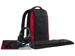 Bundle Gaming ACER Nitro Combo Pack 5 em 1 (Teclado + Rato + Auscultadores + Tapete + Mala)