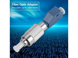Laxiscreed Adaptador Híbrido De Fibra Óptica Lc/upc Fêmea Para Fc/upc Macho Para Fibra Monomodo