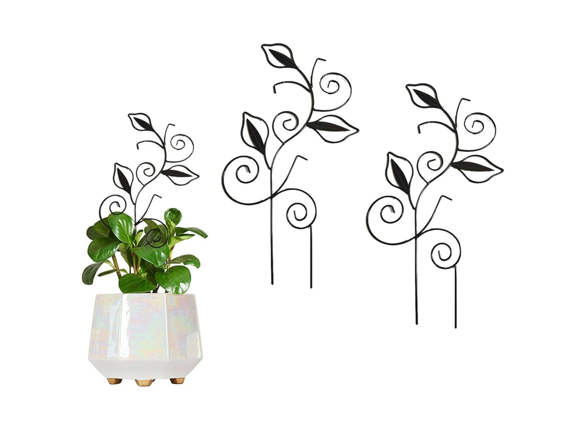 Suportes AQUAFORGE decorativos de metal para plantas, 2 unidades
