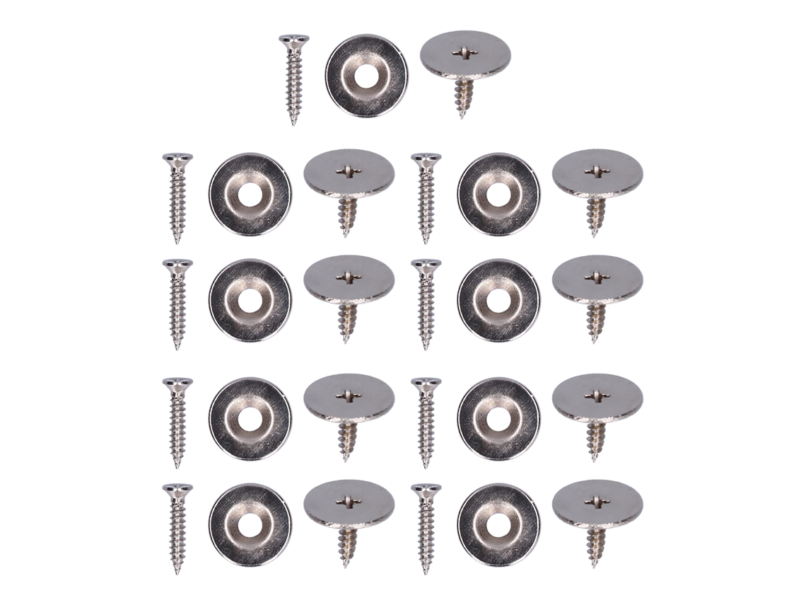 Ímã de Disco Ultrafino com Buraco 15mm, Ferro e Ímã, 30pcs