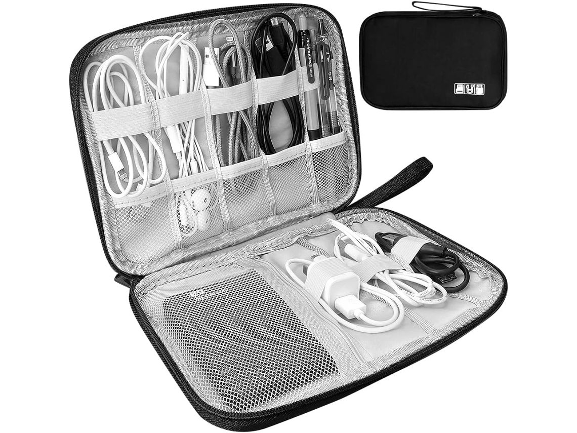 Bolsa Para Eletrônicos, Bolsa Para Cabos De Viagem, À Prova De Choque E Umidade Brilvibera