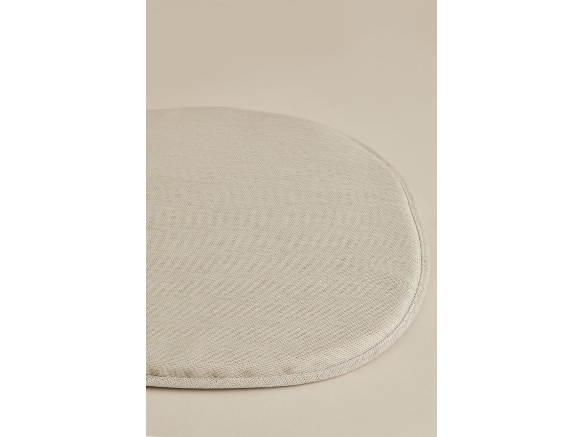 Sklum Almofada Para Cadeira De Jardim Zariel Poliéster                       Tecido Creme Bege