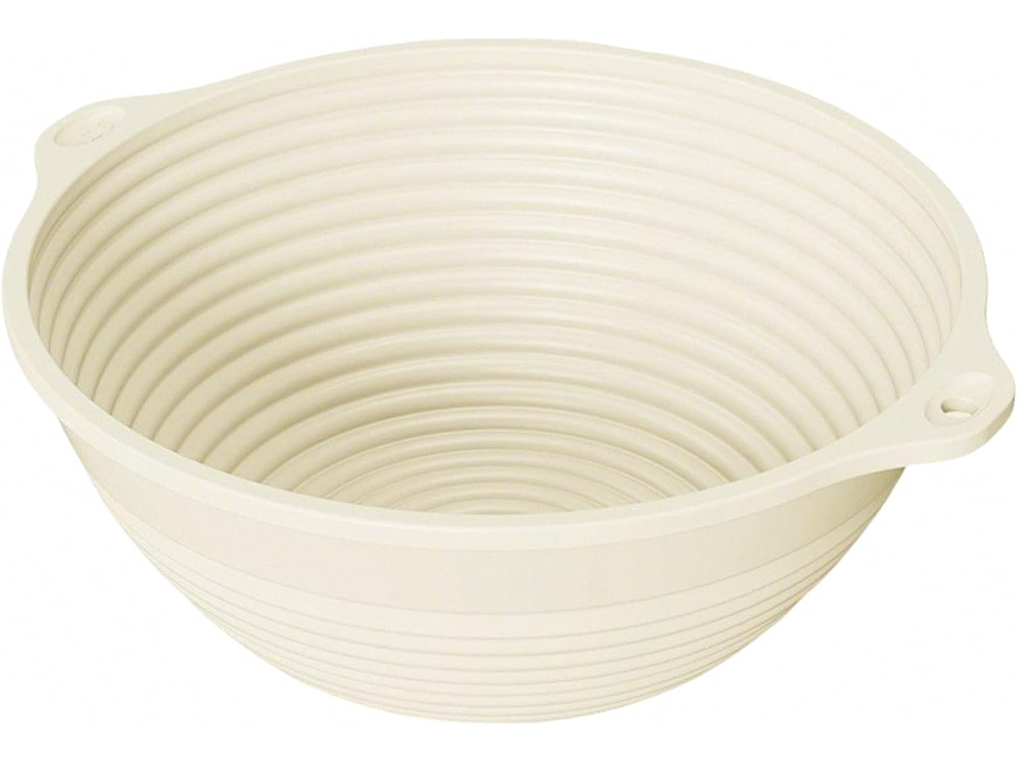 Cesto duplo de tecido resistente ao calor, com copo de silicone de grande capacidade, ideal para cozinhar e armazenar alimentos.