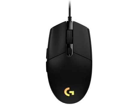 Rato com Fio  G203 RGB Lightsync - Preto