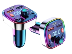 Transmissor Fm Bluetooth Yizhood Q5 Pd3.0 Type C Wma/mp3 Preto