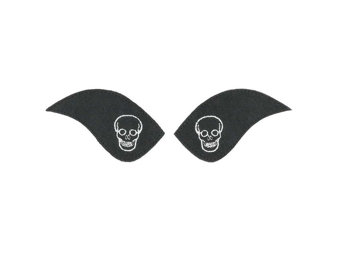 Patch Bordado de Caveira Pretoequitheme