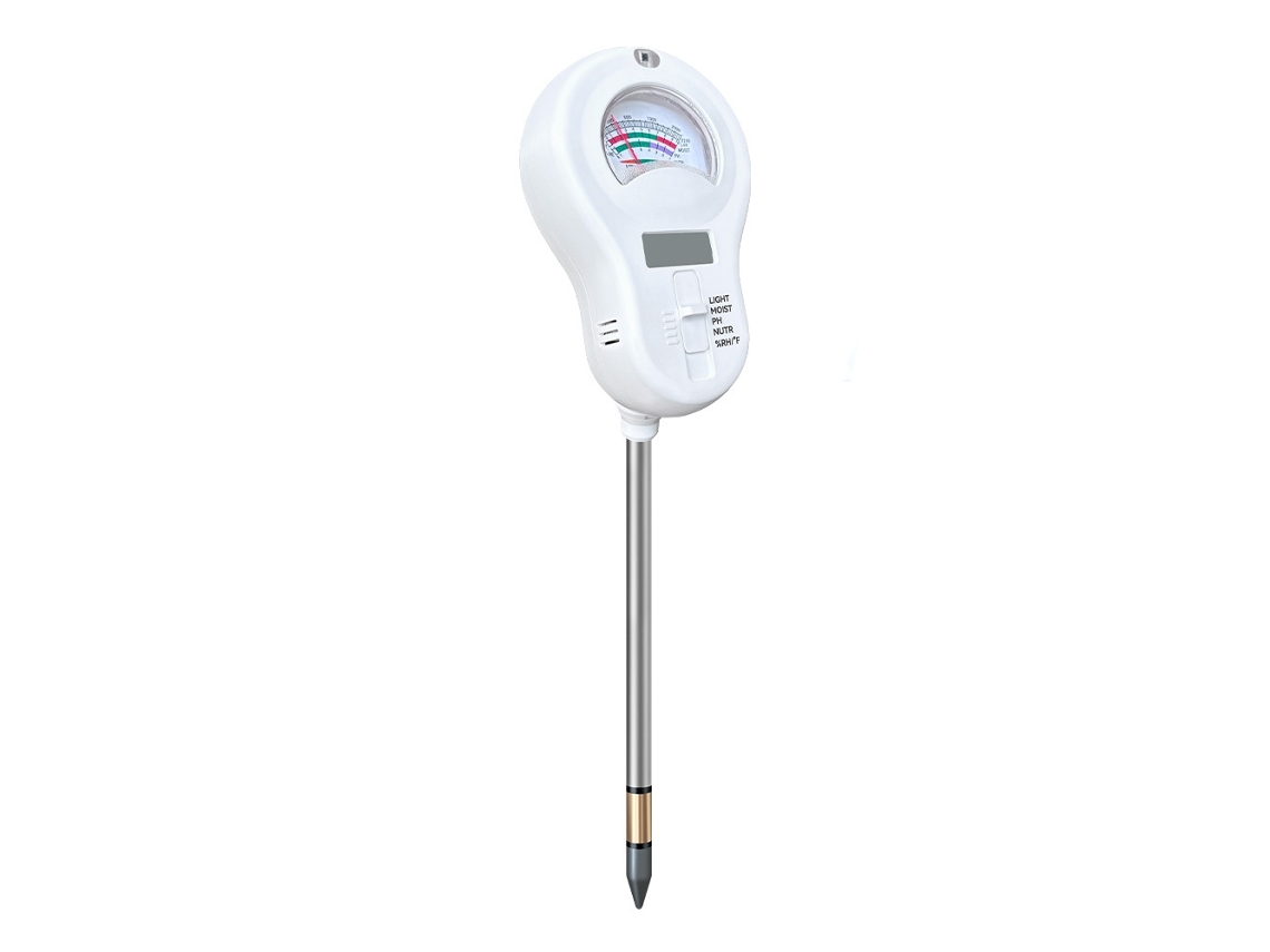 Testador de Solo 6 em 1 X001 Umidade, Ph, Fertilidade, Luz, Temperatura, Umidade Ambiente Jardins Gramados Agricultura
