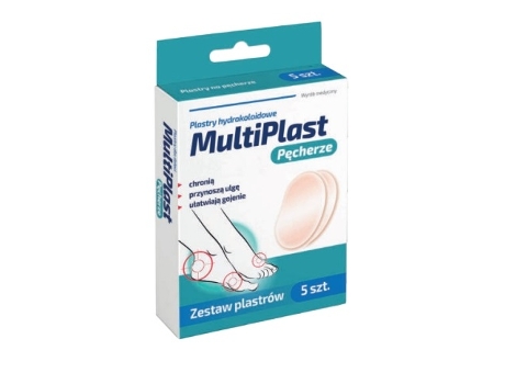 Multiplast Bolhas, Penso Hidrocolóide, 5 Unidades Silesian Pharma