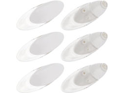 Conjunto De 6 Elegantes Puxadores Plástico Para Cortinas E Persianas, Compatíveis Com Easy Control, Para Reparos E