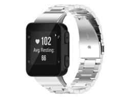 Bracelete para Garmin XIAOMOYU Forerunner 35 / 30 / 35j Metal Liberação Rápida Três Contas Prata