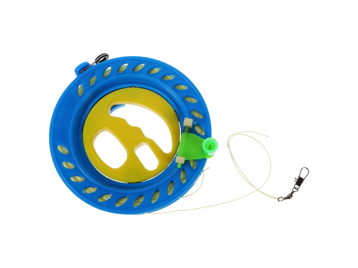 Roda de pipa portátil com 100m de fio (azul)