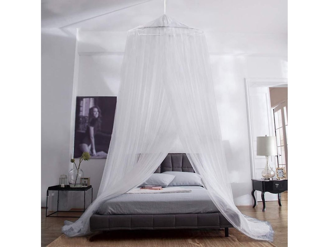 Manta Mosquitera Para Cama, Malla 300, Extra Grande, Interior/exterior, Fácil Instalación, Blanco, Poliéster