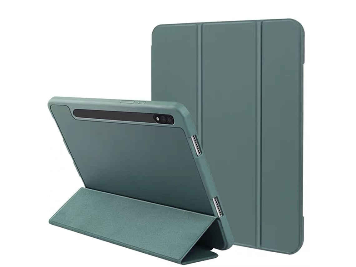 Capa Para Tablet Lurelia, Para Samsung Galaxy Tab S9plus X810 Com Dissipação De Calor Em Favo De Mel De, Verde, Fixação Magnética