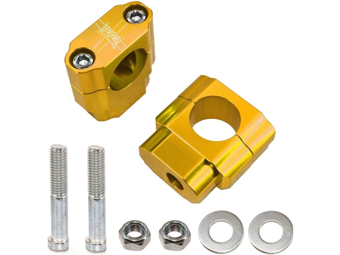 Adaptador de Elevação Guidão Cnc para Motocicleta 1 1/8" 28mm Braçadeiras Motocicletas São Fáceis Instalar É