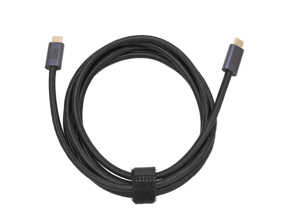 Cabo Usb 4.0 Tipo C Para Tipo C 20gbps 8k 60hz Pd100w 2m Multifuncional