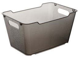 Caixa de Armazenamento Keeper Lotta 6 0 Litros Cinza Cristal KEEEPER