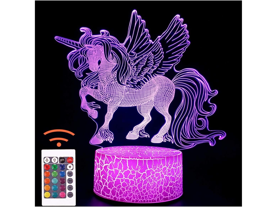 Luminria De Mesa Led Criativa Com Efeito 3d E Efeito De Iluso De Tica. Aquaforge