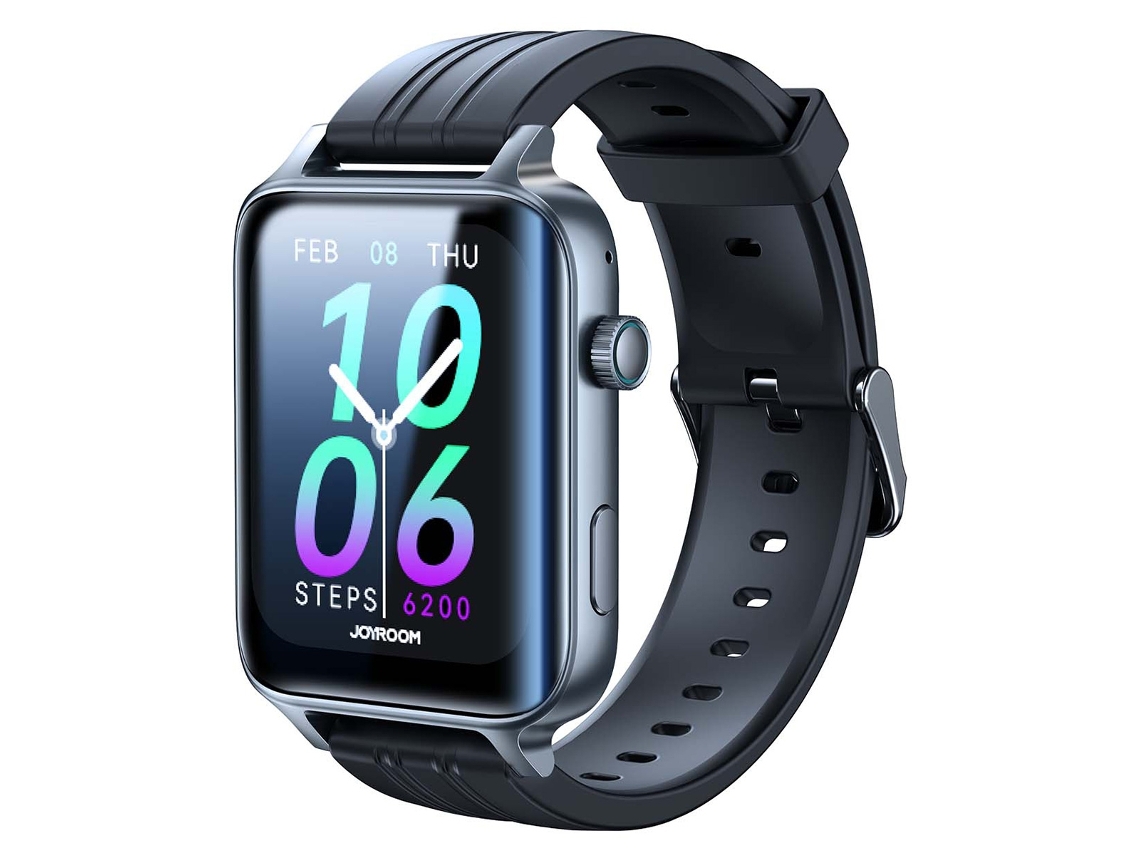 Smartwatch JOYROOM JR-FT6 esportivo com tela de 1,85'' IP68 à prova d'água com suporte para chamada Bluethooth (cinza escuro)