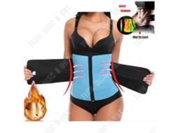 Cinto de Suor Ajustável Tecido de Neoprene Preto