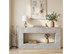 Vidaxl Aparador Cinzento Concreto 155 X 29 X 74 Cm