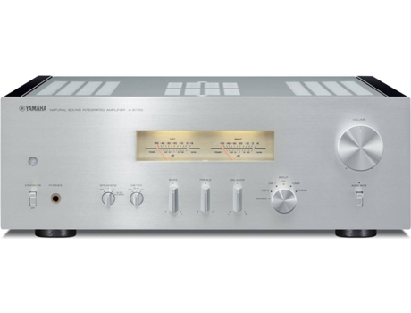 Amplificador AV YAMAHA A-S1100 Prateado — 160 W + 160 W | 5 Hz-100 kHz