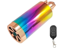 Amplificador De Áudio Guidon Double Haut-parleur Para Moto
