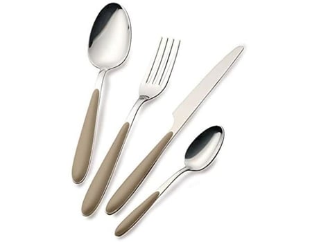 Conjunto de talheres em aço inox - ABERT - RN94721N24 - Moderno - Elegante