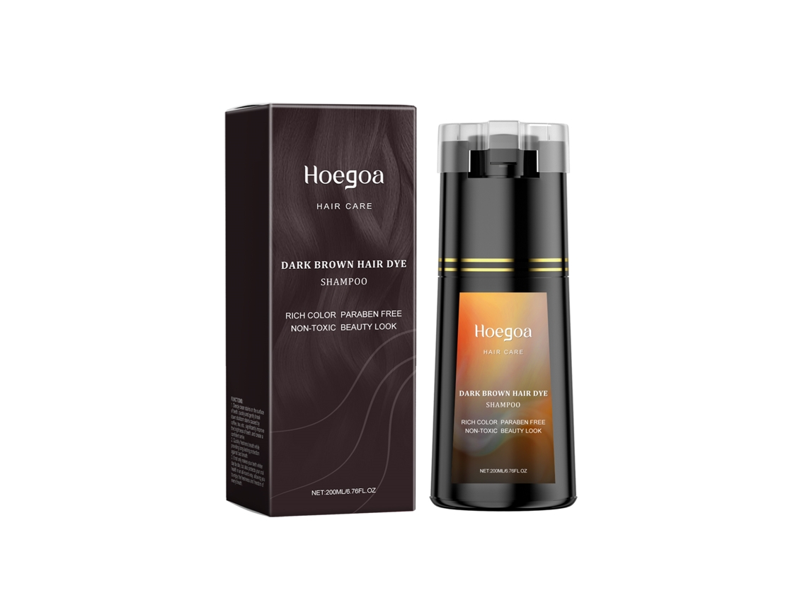 Shampoo Tintura Marrom para Cabelo
