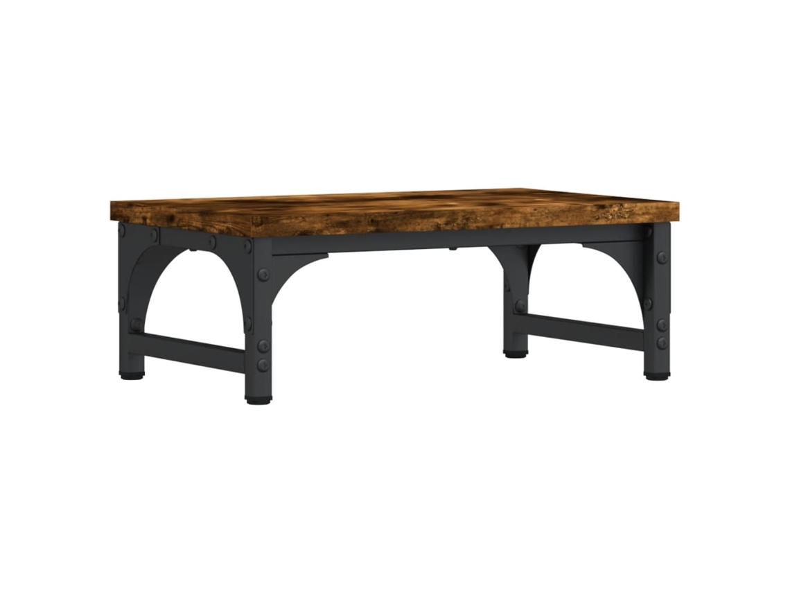 Monitor Stand, Monitor Stands Vidaxl Marrom Madeira Processada (37 X 23 X 14 Cm)