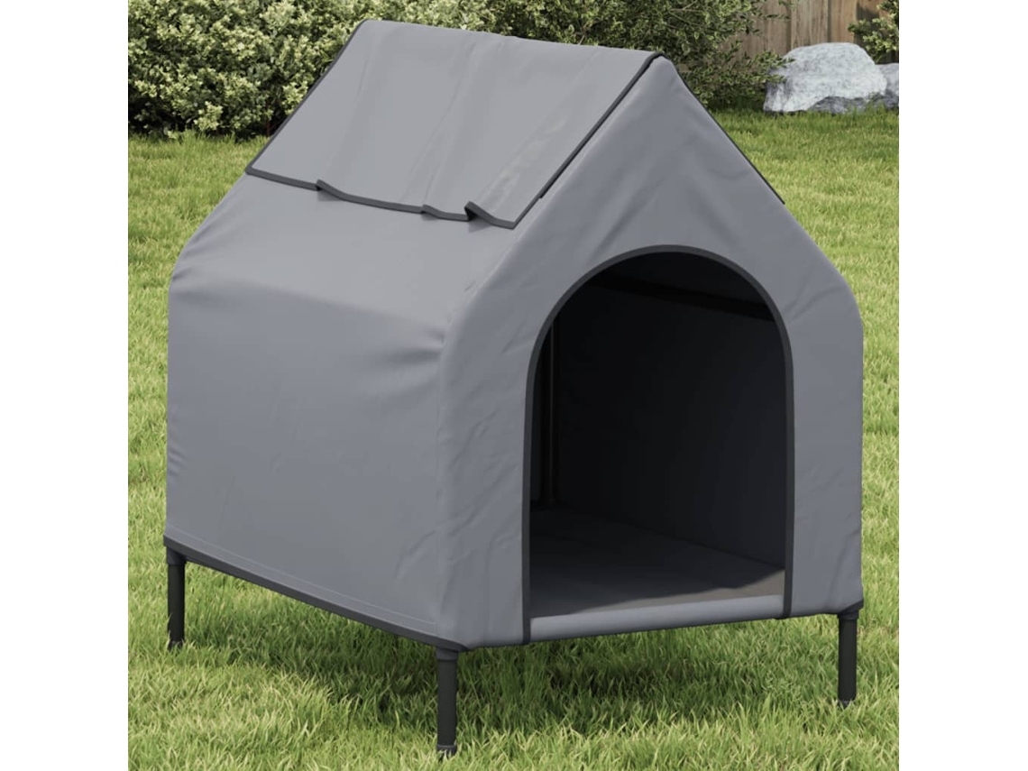Vidaxl Casota Tecido Oxford E Aço Cinza-claro