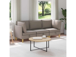 Vidaxl Conjunto De Sofá Modular Com Armazenamento 3 Pcs
