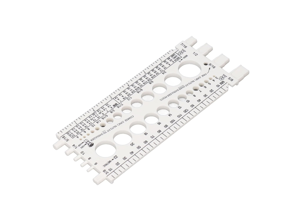 Medidor De Rosca Gototop Para Porcas E Parafusos, Medidor De Tamanho Parafuso E Rosca, Medidor De Passo Rosca Para