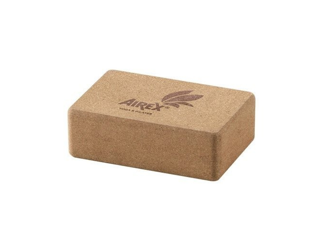 Bloco Yoga Eco Cork Cortiça Natural 225 X 150 X 74 Mm AIREX
