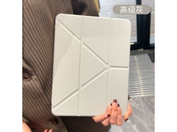 Capa Para Ipad Pro Edição 2024 11 Mcc Y Dobrável Clássica Fina Leve Premium Cinza Para Apple Watch