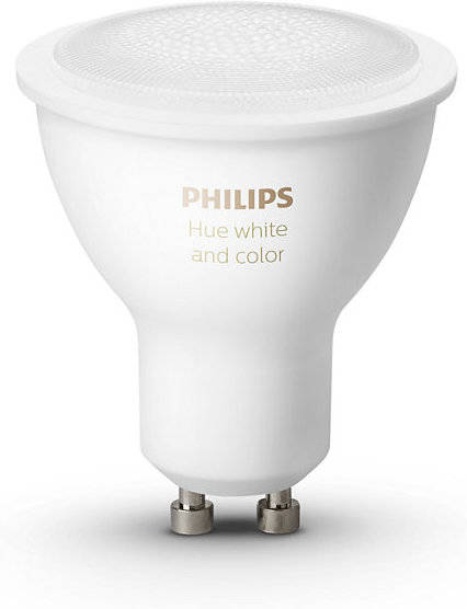 Kit 2 Lâmpadas Inteligentes PHILIPS HUE (GU10 - Branco e cor)