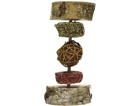 Parque para Roedores ROSEWOOD (Castanho - 18x9cm - Madeira)