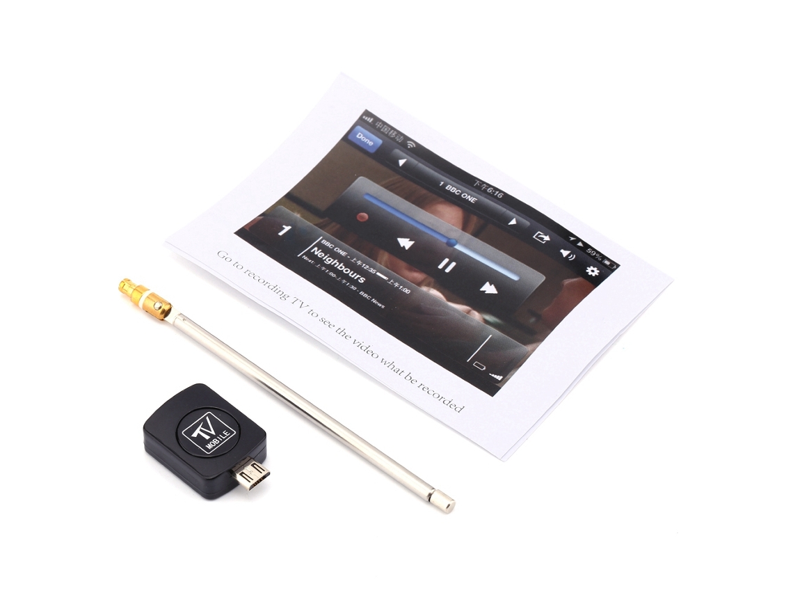 Receptor de TV Digital EOOCOO suporte DVB T Android 4.03 4.10